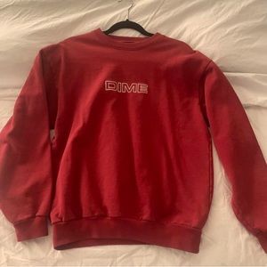 red dime sweatshirt